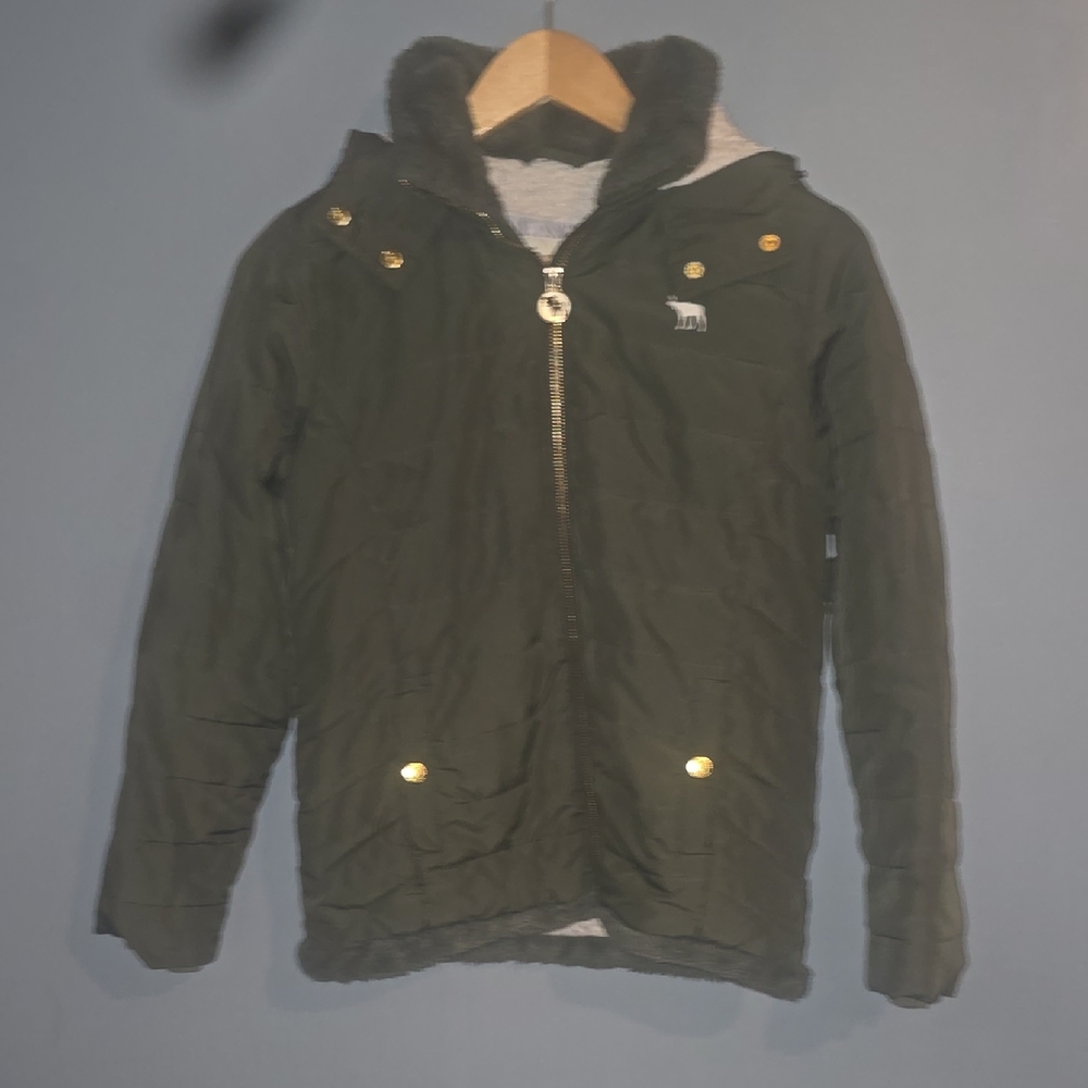 Abercrombie Kids Olive Green Winter Jacket